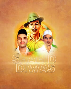 Exclusive Collection - Shahid Diwas flyer