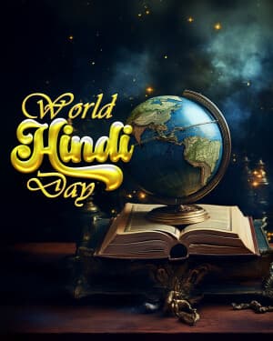 Exclusive Collection of World Hindi Day graphic