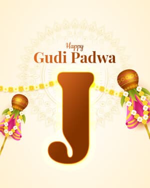 Basic alphabet - Gudi Padwa graphic