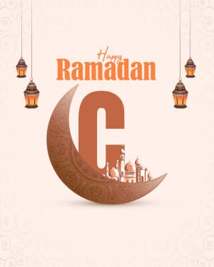 Premium Alphabet - Ramadan event poster