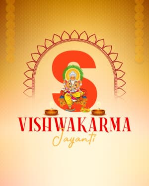 Vishwakarma Jayanti - Basic Alphabet flyer