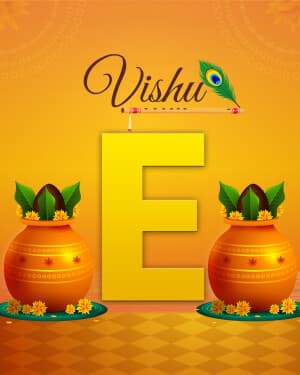 Premium Alphabet - Vishu festival image