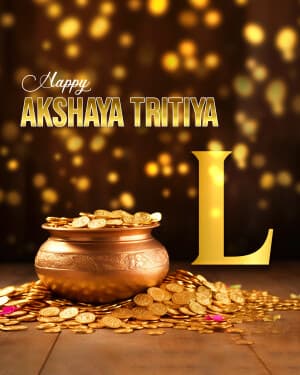 Akshaya Tritiya - Premium Alphabet flyer