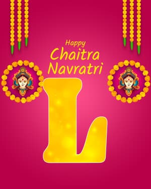 Special Alphabet - Chaitra Navratri creative image