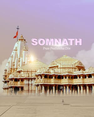 Exclusive Collection - Somnath Pran Pratishtha Din graphic