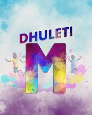 Premium Alphabet - Dhuleti marketing poster