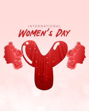 Premium Alphabet - International Women's Day ad post