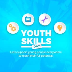World Youth Skills Day poster
