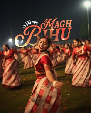 Exclusive Collection of Magh Bihu flyer