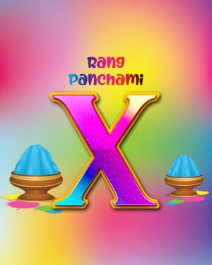 Premium Alphabet - Rang Panchami poster