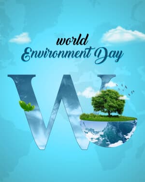 Basic Alphabet - World Environment Day banner