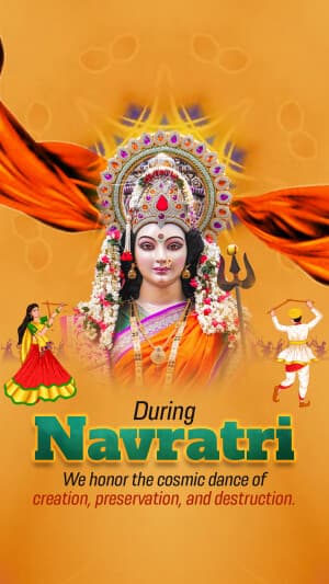 Importance of Navratri facebook banner