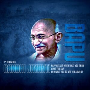 Gandhi Jayanti Exclusive Collection flyer