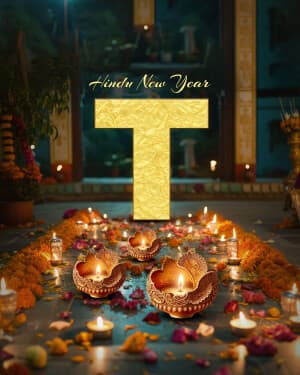 Premium Alphabet - Hindu New Year flyer