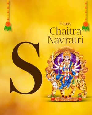 Premium Alphabet - Chaitra Navratri post