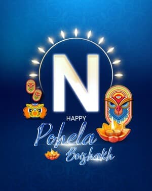 Basic Alphabet - Pohela Boishakh creative image