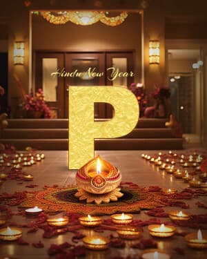 Premium Alphabet - Hindu New Year post