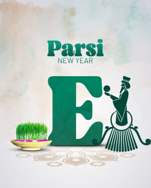 Special Alphabet - Parsi New year flyer