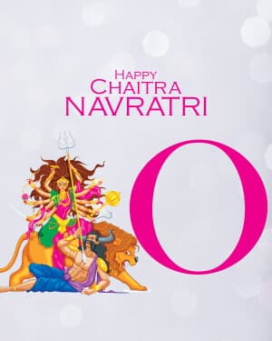 Premium Alphabet - Chaitra Navratri flyer