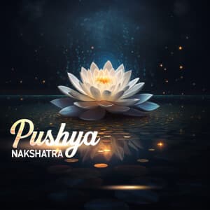 Pushya Nakshatra Exclusive Collection Social Media post