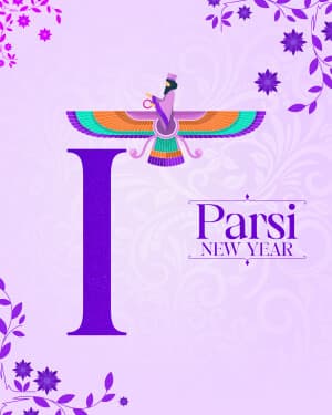 Basic Alphabet - Parsi New year graphic