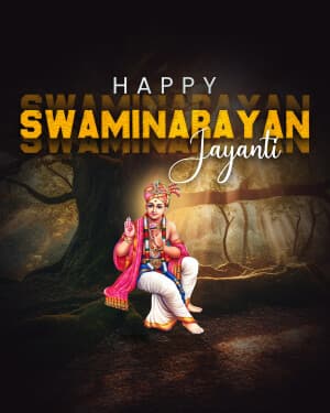Exclusive Collection - Swaminarayan Jayanti flyer