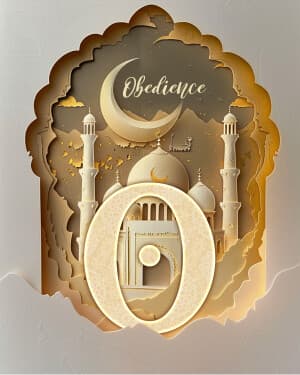 Exclusive Alphabet - Ramadan whatsapp status poster