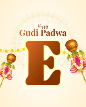 Basic alphabet - Gudi Padwa festival image