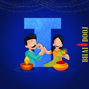 Bhai Dooj Alphabet Social Media post