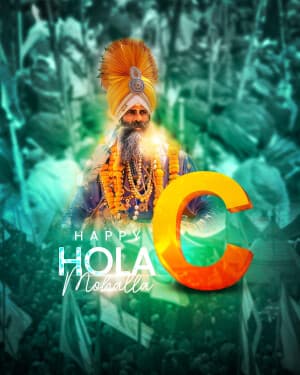 Premium Alphabet - Hola Mohalla event poster