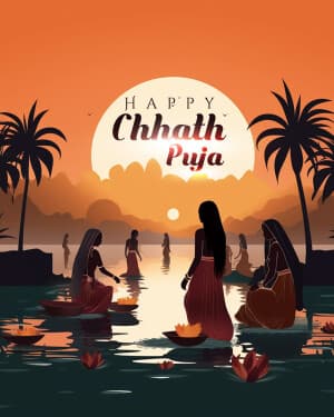 Exclusive Collection of Chhath Puja event poster