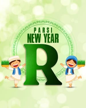 Premium Alphabet - Parsi New year post