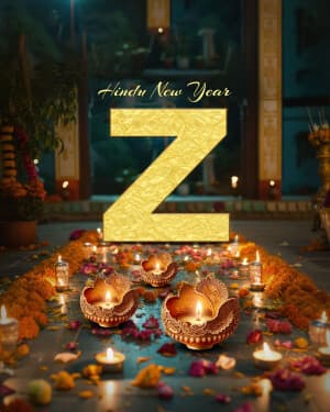 Premium Alphabet - Hindu New Year poster Maker