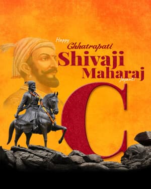 Special Alphabet - Chhatrapati Shivaji Maharaj Jayanti poster