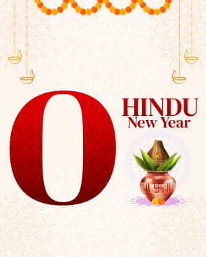 Special Alphabet - Hindu New Year ad post