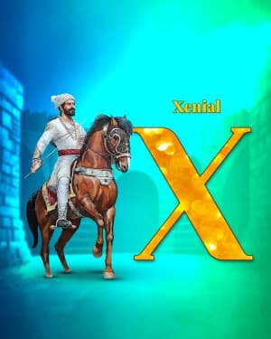 Exclusive Alphabet - Shivaji Maharaj Rajyabhishek Din poster