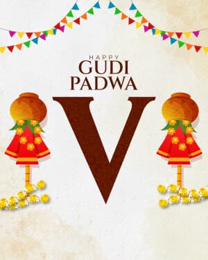 Premium Alphabet - Gudi Padwa flyer