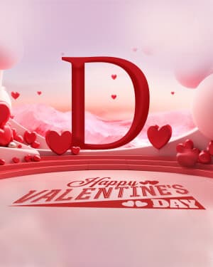 Valentine's Day Special Alphabet banner