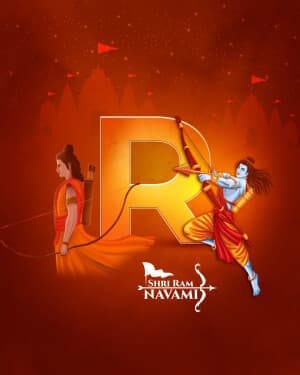 Basic Alphabet - Ram Navami illustration