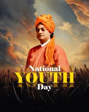 Exclusive Collection of National Youth Day illustration