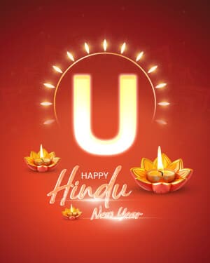 Basic Alphabet - Hindu New Year ad post