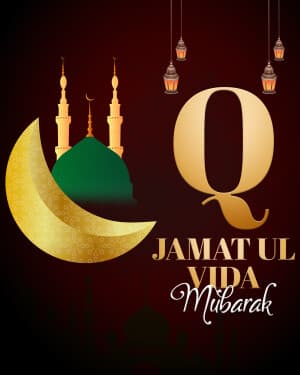 Basic Alphabet - Jamat Ul Vida event advertisement