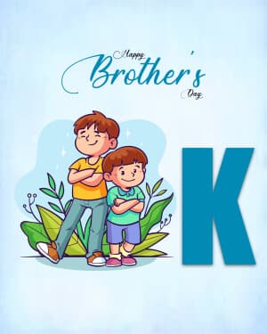 Basic Alphabet - Brother's Day image