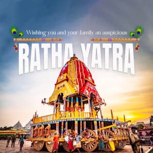 Rath Yatra marketing poster