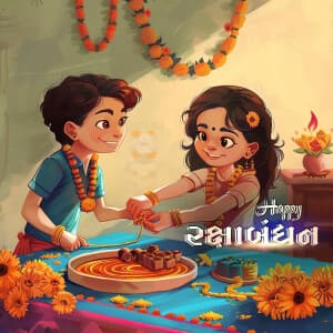 Raksha Bandhan Exclusive Collection marketing flyer