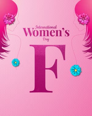 Basic Alphabet - International Women's Day banner
