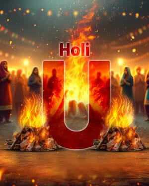 Basic Alphabet - Holi ad post