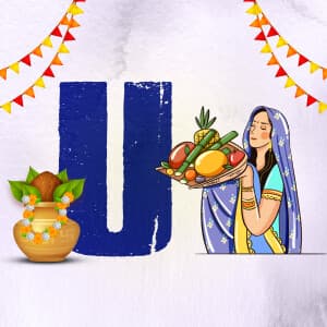 Chhath Puja Special Theme graphic