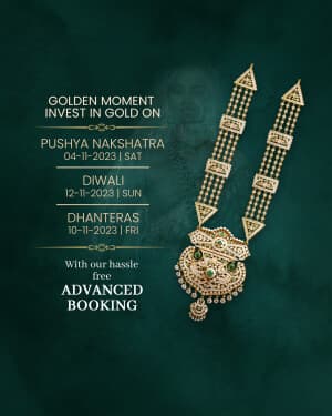 Jewellery Muhurat facebook banner