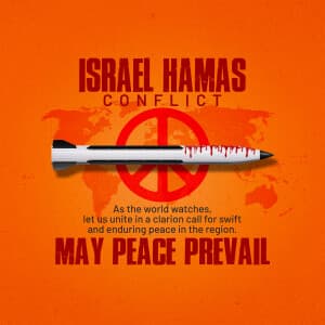 Israel-Hamas Conflict flyer